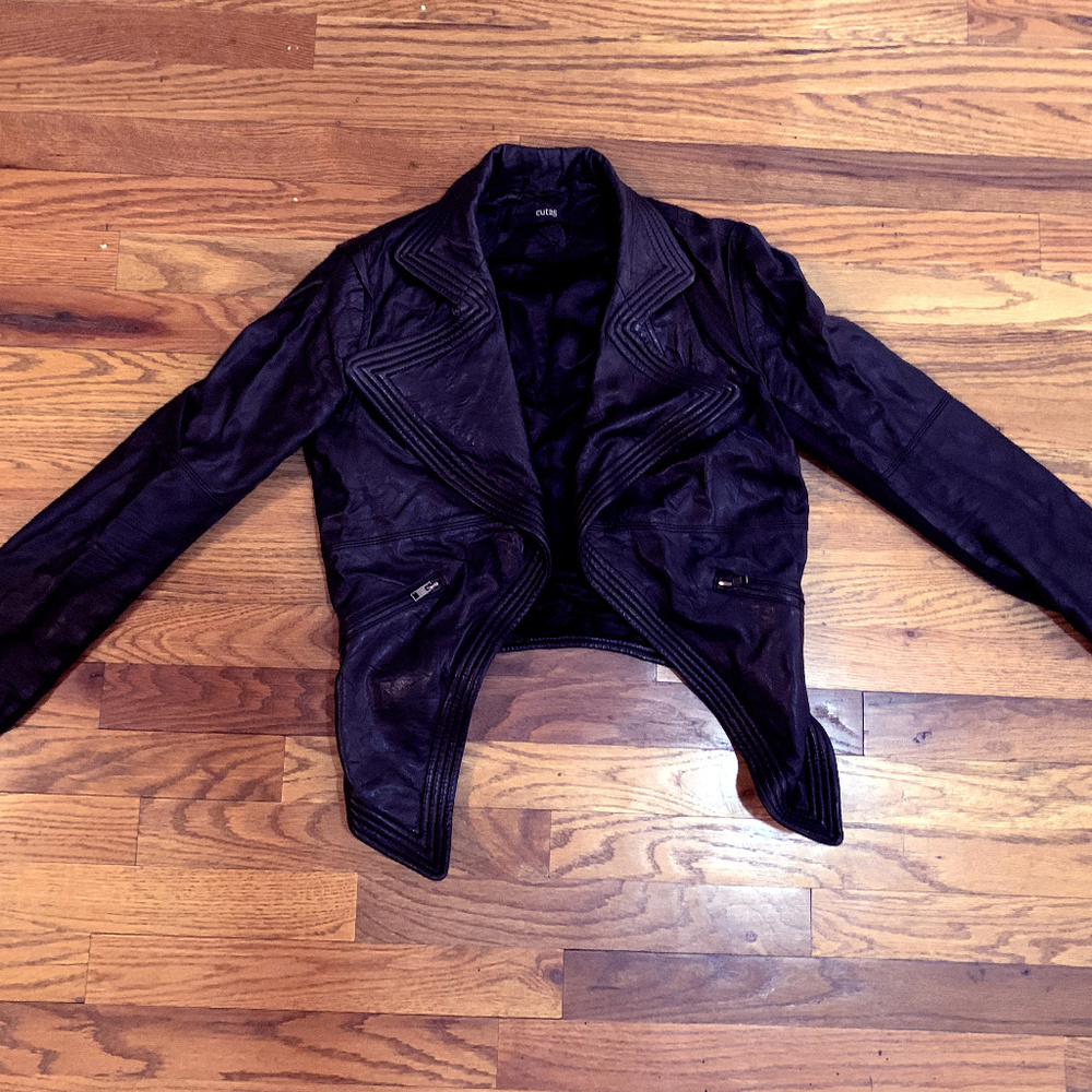 Cut 25 (Yigal Azrouel) Asymmetrical Leather Jacket